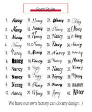 Load image into Gallery viewer, DOREMI 304 Stainless Steel Letter Earrings Round Custom Name Earrings  Female Nameplate Earrings  Anti-allergy 25-100mm