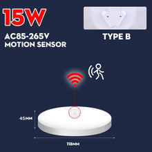 Load image into Gallery viewer, Night Light Led Lamp with Motion Sensor lights Ceiling Night Lamp 220V 110V 20/30/40W For Toilet Lighting Home Bedroom Decor