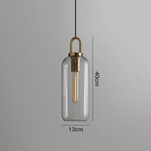 Load image into Gallery viewer, Postmodern ins Pendant Lights Luxury Restaurant Lamps Nordic Bar Bedroom Bedside Glass Ball Single Hanging Lamp