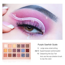 Load image into Gallery viewer, Pudaier 18 colors Eyeshadow Pallete Variety Mermaid Palette of Shadows Glitter Eyeshadow High Quality Waterproof of matte shadow