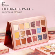 Load image into Gallery viewer, Pudaier 18 colors Eyeshadow Pallete Variety Mermaid Palette of Shadows Glitter Eyeshadow High Quality Waterproof of matte shadow