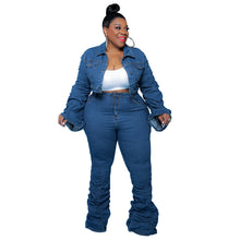 Load image into Gallery viewer, Denim Sets Womens Outfits Plus Size Sets 4XL 3XL Denim Sets Women Womens Sets New Arrival