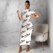 Load image into Gallery viewer, Dresses for Women Y2k White Dress Plus Size Women Clothing Bodycon Dress Print Dress Women Summer Dress Fall Elegant Maxi Dress...