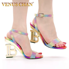 Load image into Gallery viewer, New 2020 Summer high-heeled fashion ladies ankle cross-strap sandals high heels 10cm Sexy Open Toe Women&#39;s Sandals for party