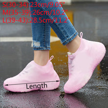 Load image into Gallery viewer, 1 Pair Reusable Silicone Shoe Cover S/M/L Waterproof Rain Shoes Covers Outdoor Camping Slip-resistant Rubber Rain Boot Overshoes.