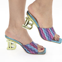 Load image into Gallery viewer, New 2020 Summer high-heeled fashion ladies ankle cross-strap sandals high heels 10cm Sexy Open Toe Women&#39;s Sandals for party