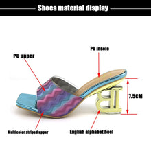 Load image into Gallery viewer, New 2020 Summer high-heeled fashion ladies ankle cross-strap sandals high heels 10cm Sexy Open Toe Women&#39;s Sandals for party