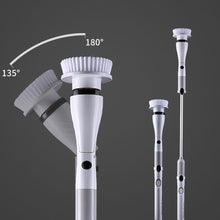 Load image into Gallery viewer, Electric Cleaning Turbo Scrub Brush Waterproof Cleaner Charging Rotating Scrubber Cleaning Brush Bathroom Cleaning Tools Set