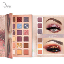 Load image into Gallery viewer, Pudaier 18 colors Eyeshadow Pallete Variety Mermaid Palette of Shadows Glitter Eyeshadow High Quality Waterproof of matte shadow