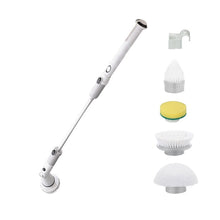 Load image into Gallery viewer, Electric Cleaning Turbo Scrub Brush Waterproof Cleaner Charging Rotating Scrubber Cleaning Brush Bathroom Cleaning Tools Set