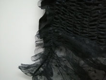 Load image into Gallery viewer, wsevypo New Sexy Off Shoulder Blouse Women Mesh Flare Sleeve Shirts Summer Fashion Sheer Long Sleeve Lace Frill Blouser Tops