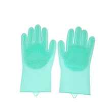 Load image into Gallery viewer, 1Pair Silicone Cleaning Gloves Kitchen  Silicone Dish Washing Glove for Household Scrubber Rubber Kitchen Clean Tool.