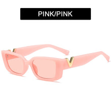 Load image into Gallery viewer, HOOBAN 2022 Fashion Cat Eye Sunglasses Luxury V Sun Glasses For Ladies Classic Rectangle Driving Eyewear UV400