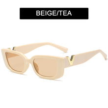 Load image into Gallery viewer, HOOBAN 2022 Fashion Cat Eye Sunglasses Luxury V Sun Glasses For Ladies Classic Rectangle Driving Eyewear UV400