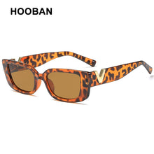 Load image into Gallery viewer, HOOBAN 2022 Fashion Cat Eye Sunglasses Luxury V Sun Glasses For Ladies Classic Rectangle Driving Eyewear UV400