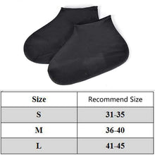 Load image into Gallery viewer, 1 Pair Reusable Silicone Shoe Cover S/M/L Waterproof Rain Shoes Covers Outdoor Camping Slip-resistant Rubber Rain Boot Overshoes.