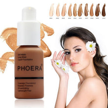 Load image into Gallery viewer, PHOERA Face Foundation Cream Concealer Brighten Waterproof Full Coverage Professional Base