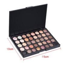 Load image into Gallery viewer, New 40 Colors Eye Makeup Nudes Palette Matte Eyeshadow Naked Beauty Powder Eye Shadows Earth Pearl Shimmer Cosmetic Set TSLM1