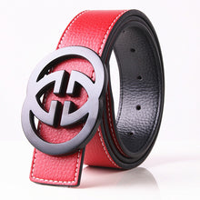 Load image into Gallery viewer, Solid Alloy G Belt High Quality Brand Designer Men&#39;s Real Genuine Leather Belts G BUCKLE