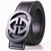 Load image into Gallery viewer, Solid Alloy G Belt High Quality Brand Designer Men&#39;s Real Genuine Leather Belts G BUCKLE