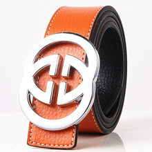 Load image into Gallery viewer, Solid Alloy G Belt High Quality Brand Designer Men&#39;s Real Genuine Leather Belts G BUCKLE