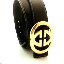Load image into Gallery viewer, Solid Alloy G Belt High Quality Brand Designer Men&#39;s Real Genuine Leather Belts G BUCKLE