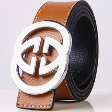 Load image into Gallery viewer, Solid Alloy G Belt High Quality Brand Designer Men&#39;s Real Genuine Leather Belts G BUCKLE