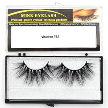 Load image into Gallery viewer, Visofree Eyelashes Mink Eyelashes Criss-cross Strands Cruelty Free 3D 25mm Lashes Mink Lashes Soft Dramatic Eyelashes E80 Makeup