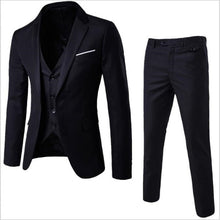 Load image into Gallery viewer, Men&#39;s 3 Piece Suit Jacket, Pants, Vest Great for Business or Pleasure