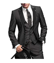 Load image into Gallery viewer, Notch Lapel Men 3 Piece Suits Complete With Jacket+Vest+Pants , Great For Any Formal Event