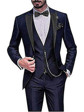 Load image into Gallery viewer, Notch Lapel Men 3 Piece Suits Complete With Jacket+Vest+Pants , Great For Any Formal Event