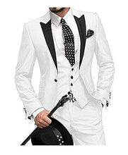 Load image into Gallery viewer, Notch Lapel Men 3 Piece Suits Complete With Jacket+Vest+Pants , Great For Any Formal Event