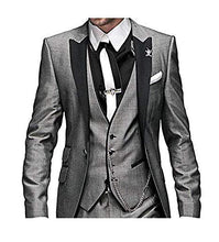 Load image into Gallery viewer, Notch Lapel Men 3 Piece Suits Complete With Jacket+Vest+Pants , Great For Any Formal Event