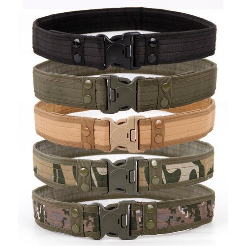 New Army Style Combat Belts Quick Release Tactical Fashion Belt For Men