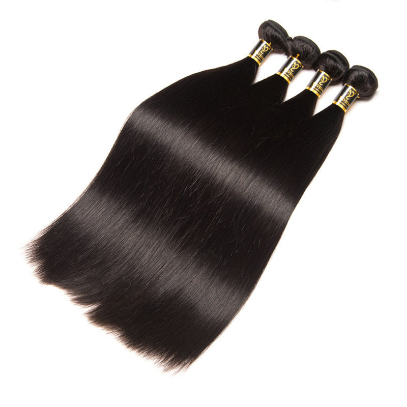 Malaysian Straight Hair Bundles 100% Human Hair Bundles Deal  Extensions