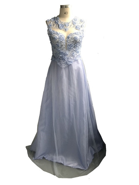 Ladies Sleeveless Patchwork Sundress Long Formal Dress Party Ball Gown Dress Lace Brief