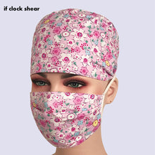 Load image into Gallery viewer, Medical Surgical caps Dentistry pet doctor nurse caps cotton breathable adjustable pharmacy hats Beauty salon uniform work hats