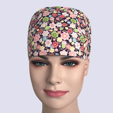 Load image into Gallery viewer, Medical Surgical caps Dentistry pet doctor nurse caps cotton breathable adjustable pharmacy hats Beauty salon uniform work hats