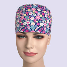 Load image into Gallery viewer, Medical Surgical caps Dentistry pet doctor nurse caps cotton breathable adjustable pharmacy hats Beauty salon uniform work hats
