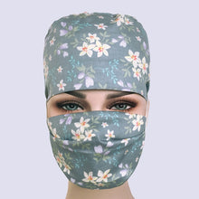 Load image into Gallery viewer, Medical Surgical caps Dentistry pet doctor nurse caps cotton breathable adjustable pharmacy hats Beauty salon uniform work hats