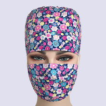 Load image into Gallery viewer, Medical Surgical caps Dentistry pet doctor nurse caps cotton breathable adjustable pharmacy hats Beauty salon uniform work hats