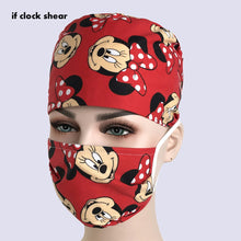 Load image into Gallery viewer, Unisex  clinic work hat Cleaning men&#39;s surgical cap practice nurse cap medical hat hospital doctor aboratory printing