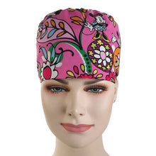Load image into Gallery viewer, Unisex  clinic work hat Cleaning men&#39;s surgical cap practice nurse cap medical hat hospital doctor aboratory printing