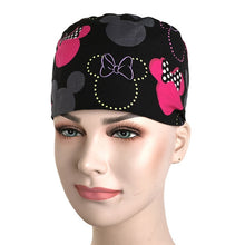 Load image into Gallery viewer, Unisex  clinic work hat Cleaning men&#39;s surgical cap practice nurse cap medical hat hospital doctor aboratory printing