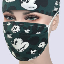 Load image into Gallery viewer, Unisex  clinic work hat Cleaning men&#39;s surgical cap practice nurse cap medical hat hospital doctor aboratory printing