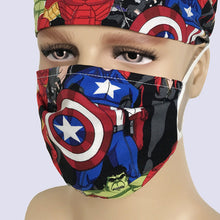 Load image into Gallery viewer, Unisex  clinic work hat Cleaning men&#39;s surgical cap practice nurse cap medical hat hospital doctor aboratory printing