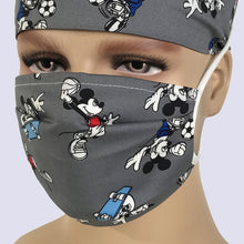 Load image into Gallery viewer, Unisex  clinic work hat Cleaning men&#39;s surgical cap practice nurse cap medical hat hospital doctor aboratory printing