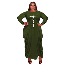 Load image into Gallery viewer, Plus Size Women Clothing 2021 Long  Pockets Loose Dress 4XL 5XL Irregular Casual Maxi Dress Lady Vestidos