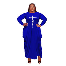Load image into Gallery viewer, Plus Size Women Clothing 2021 Long  Pockets Loose Dress 4XL 5XL Irregular Casual Maxi Dress Lady Vestidos