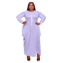 Load image into Gallery viewer, Plus Size Women Clothing 2021 Long  Pockets Loose Dress 4XL 5XL Irregular Casual Maxi Dress Lady Vestidos